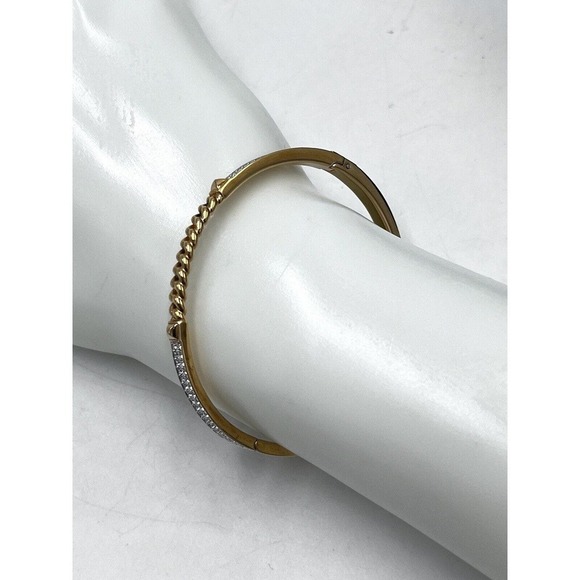 Swarovski 5230676 Women's Fiction Rose Gold Narrow‎ Bangle Bracelet - Picture 9 of 16